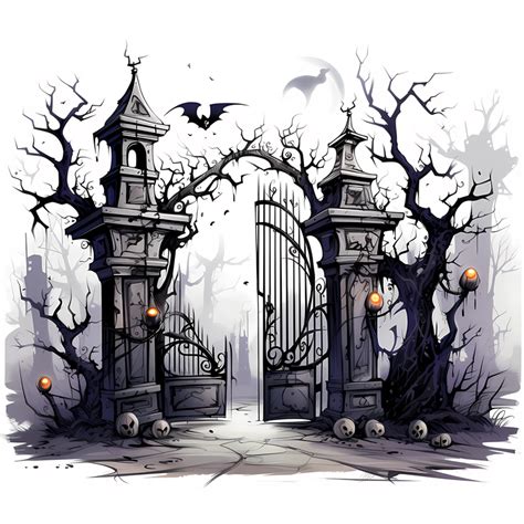 Halloween Graveyard,Others PNG Clipart - Royalty Free SVG / PNG