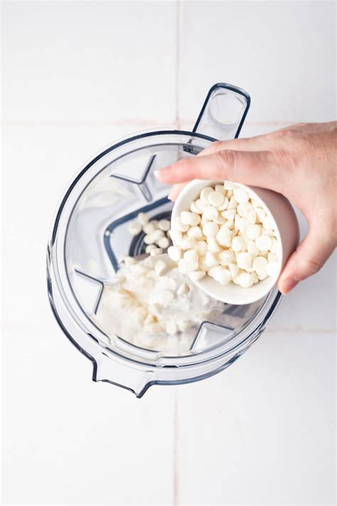 Frozen White Hot Chocolate No Heat Needed