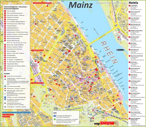 Mainz Map | Germany | Detailed Maps of Mainz