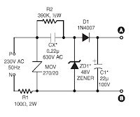 220V AC ULTRA BRIGHT LEDS LAMP CIRCUIT SCHEMATIC DIAGRAM | Wiring Diagram