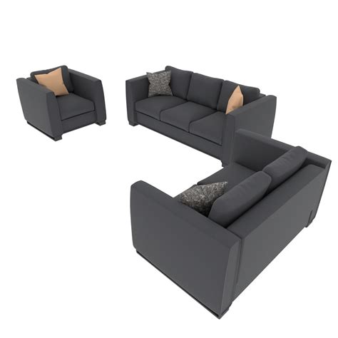 Modern Sofa Set Model - TurboSquid 2028149