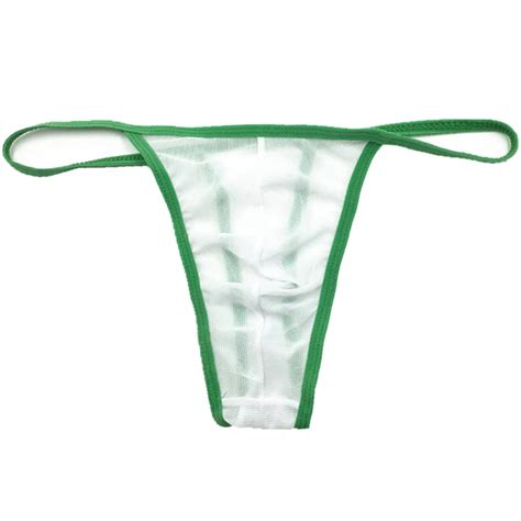 Sous V Tements Transparents Pour Hommes String G Slip Culotte Jockstrap