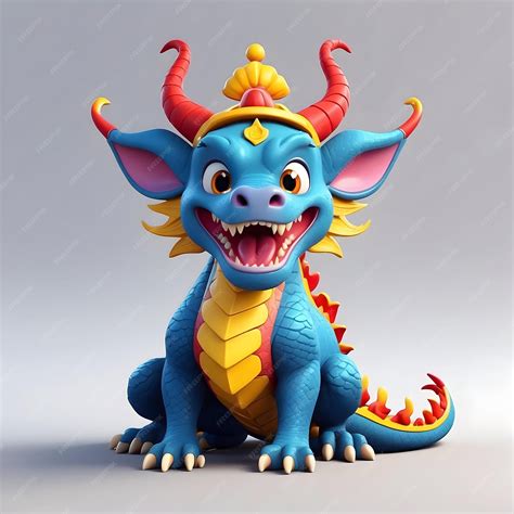 Premium Photo | Chinese dragon zodiac mythical creature illustration ...