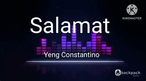 Salamat By Yeng Constantino Lyrics Youtube