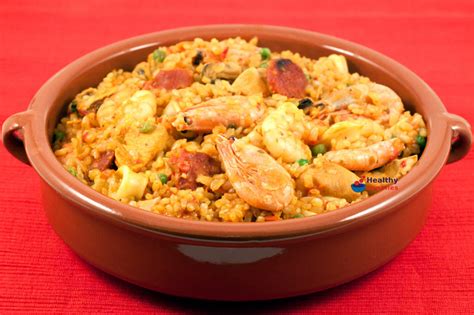 Mixed Seafood And Meat Paella Recipe Healthy Supplies