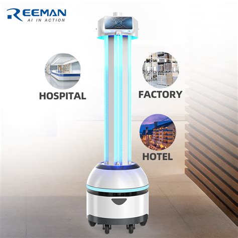 UV Light Hospital Intelligent Sterilization Robot Disinfection Robot