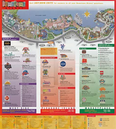 Downtown Disney Orlando Map