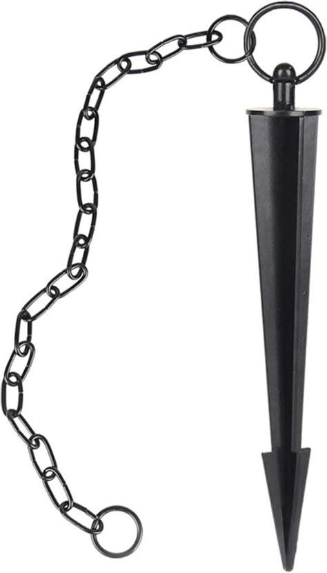 Amazon Tfro Cile Rain Chain Anchoring Stake Black Cone Garden