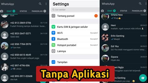 Cara Mengembalikan Nama Kontak Whatsapp Yang Hilang Youtube