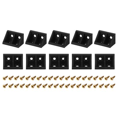 Pack Degree Plastic Corner Braces X X Mm Angle Brackets With