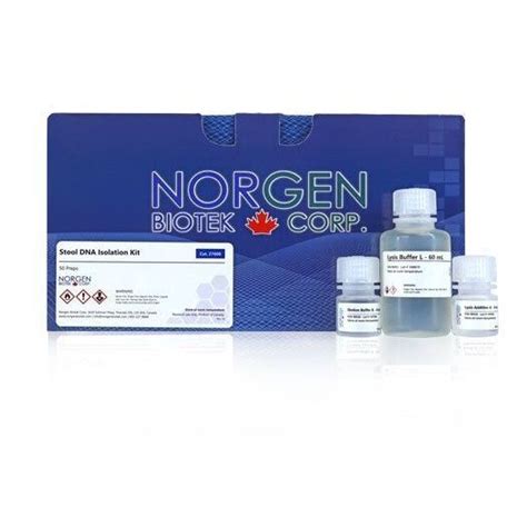 Kit De Test De Selles 27600 Norgen Biotek Pour La Purification De