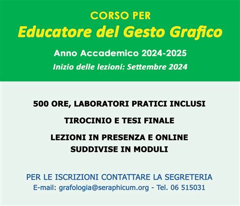 Scuola Di Grafologia Seraphicum