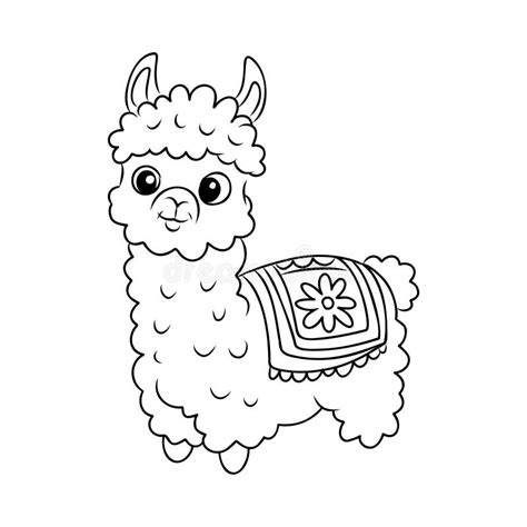 Llama Line Drawing Stock Illustrations – 1,025 Llama Line Drawing Stock ...