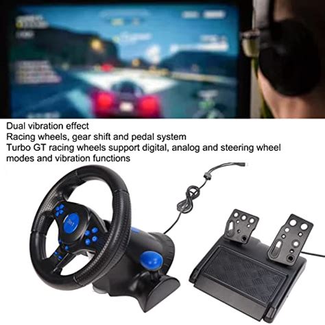 Game Racing Simulation Driving Force Racing Wheel and Floor Pedals, USB ...