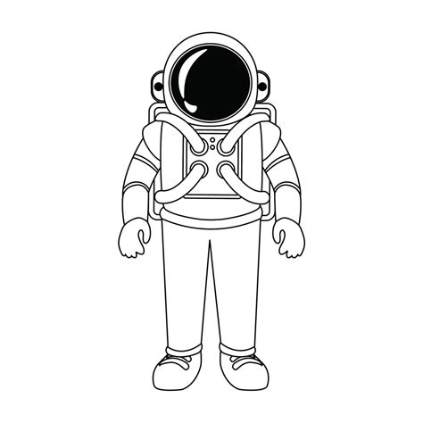 How To Draw An Astronaut Step By Step