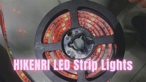 Hikenri Battery Powered Led Strip Lights Review Diy Indoor And