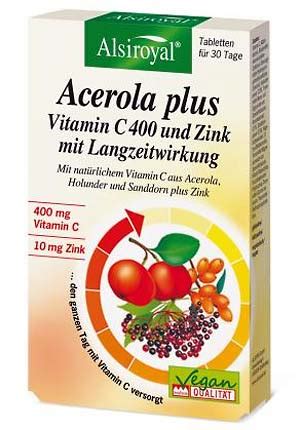 Acerola Plus Vitamin C 400 Und Zink Biomarkt Und Reformhaus Mommertz