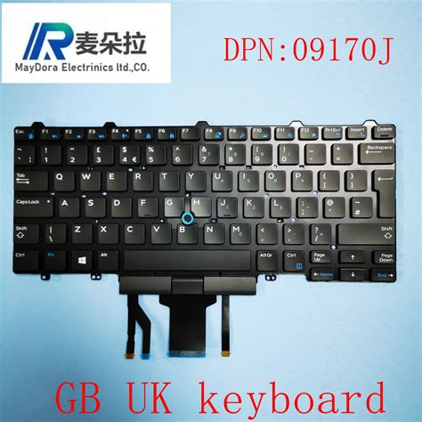 Uk Gb Backlight Keyboard For Dell Latitude E E