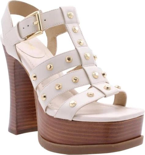 Michael Kors Sandalen Met Hoge Hakken White Dames Schoenen Nl