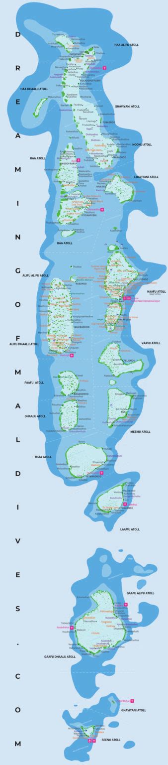 Maldives Islands Map. Locate your favorite Resort on the Map