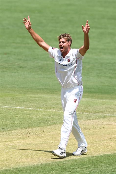 Spencer Johnson Appeals For A Wicket ESPNcricinfo