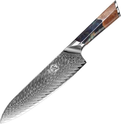 MITSUMOTO SAKARI Japanese Damascus Chef Knife Professional Hand Forged