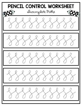 Pencil Control Worksheets Fine Motor Skills Pencil Grip By Craftiria