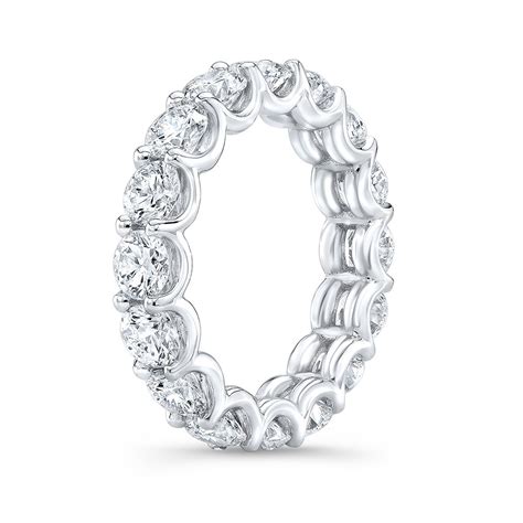 4ctw Natural Brilliant Round Prong Diamonds Eternity Band Diamond Mansion