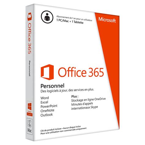 Microsoft Office 365 Personal Software Ufficio Ldlc