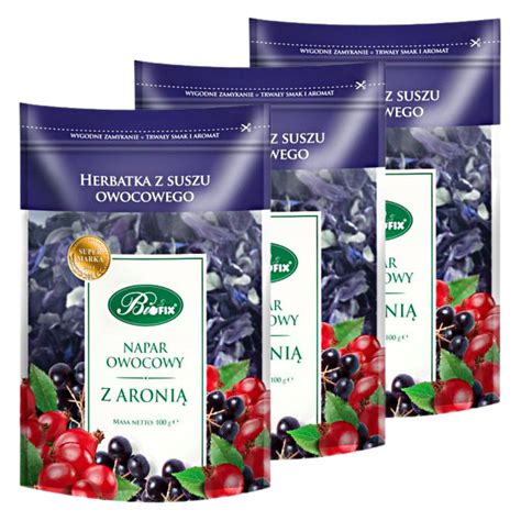 HERBATA OWOCOWA SYPANA ARONIA NAPAR Z SUSZU 200g 13301729837 Allegro Pl