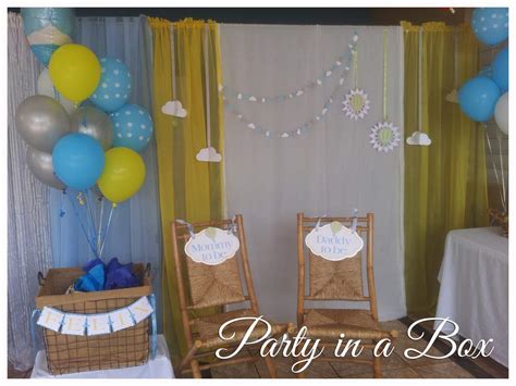 Hot Air Balloon Sky Baby Shower Party Ideas Photo Of Catch My Party