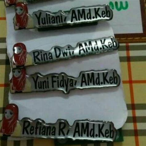 Contoh Gambar Name Tag Lucu Bonus