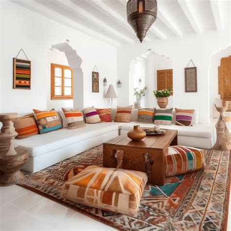 Modern Moroccan Living Room In 2024 Moroccan Living Room Modern