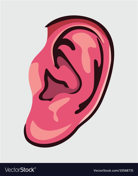 Ear icon Royalty Free Vector Image - VectorStock