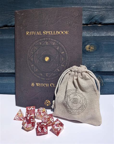 Ritual Spellbook And Witch S Bloom Dice Bundle Fumble Folks