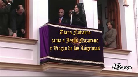 Diana Navarro canta a Jesús Nazareno y Virgen de las Lágrimas Reaction