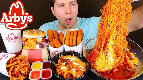 Arbys And Noodles • Mukbang Youtube