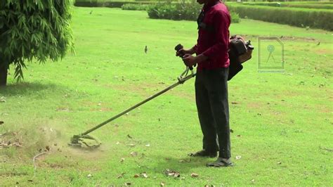 Grass Cutting Machine At Old Fort Delhi Youtube