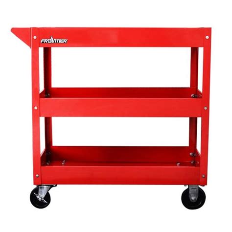 Frontier In Tray Rolling Tool Utility Cart In Red Tc R