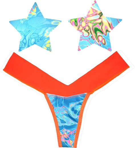 Amazon Neva Nude Orange Neon Af Naughty Knix Set Medium Large Clothing Shoes Jewelry