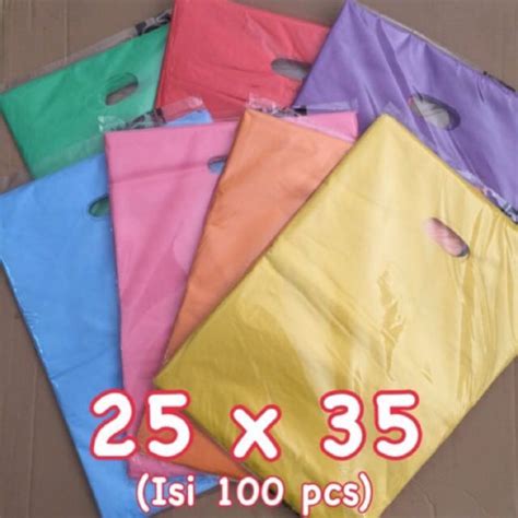 Jual Kantong Plastik Pond Oval Polos X Hd Plong Shopping Bag