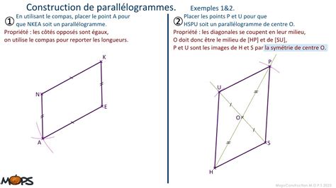 E Constructions De Parall Logramme Youtube