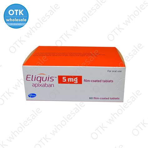 Apixaban Eliquis Mg 60 Tabletsbox กล่อง 60 41 Off