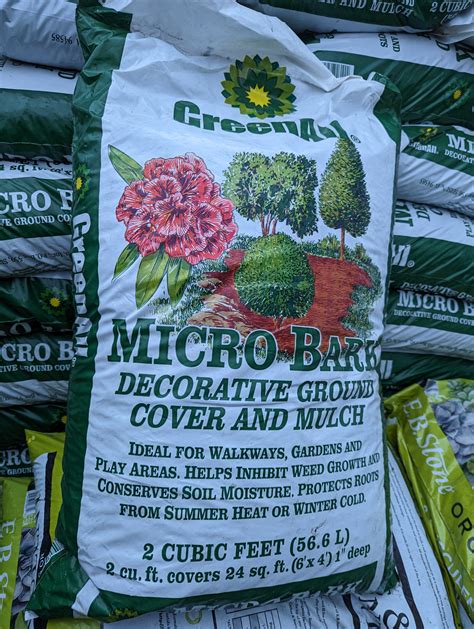 Green All Micro Bark 2 Cu Ft Herons Head Nursery