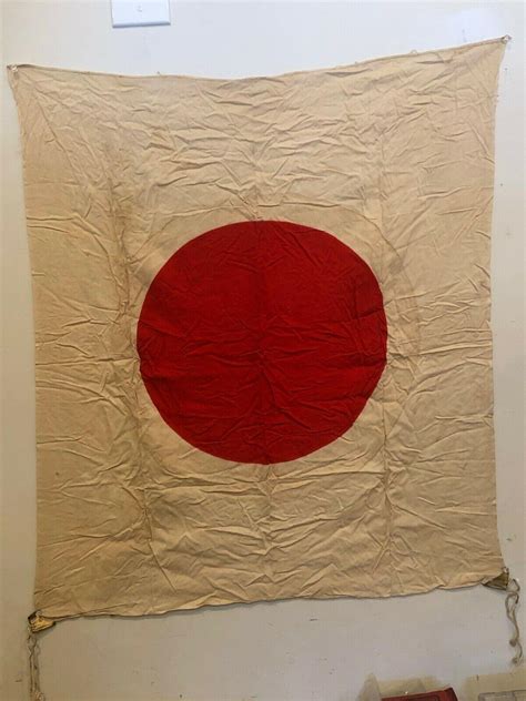 Original Vintage Japanese WWII Flag - Veteran Bring Back 31" x 26 ...