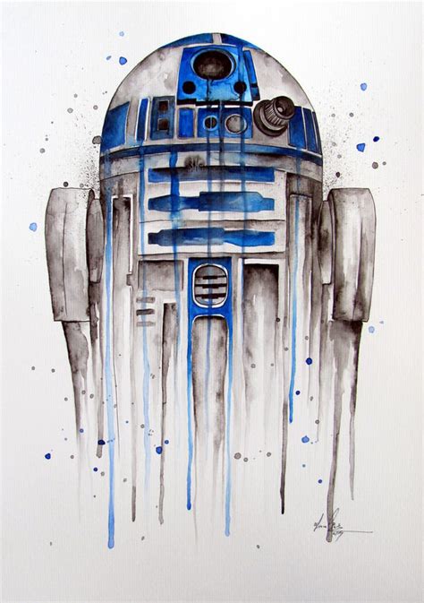 R2 D2 Abstract Pop Culture Fiona