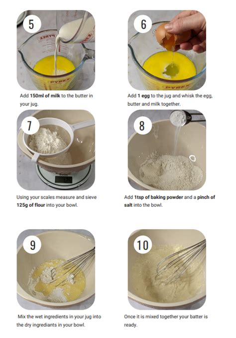 Pancakes Step By Step Visual Guide The Autism Page