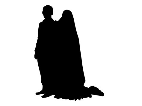 Wedding Couple Silhouette Png