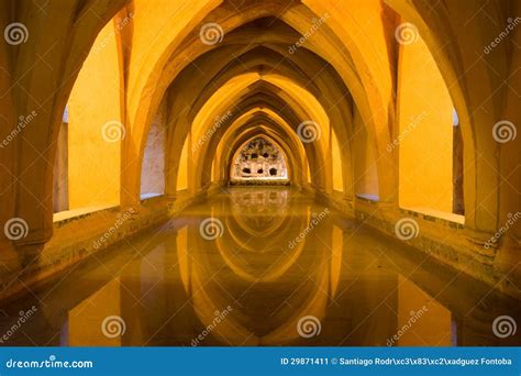 Baths in the Royal Alcazar of Seville Stock Image - Image of bath ...