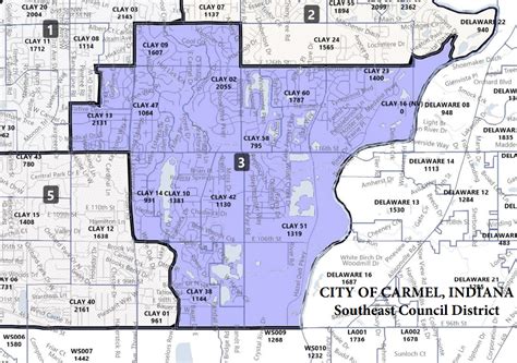 Carmel Democratic Committee | Council District Maps